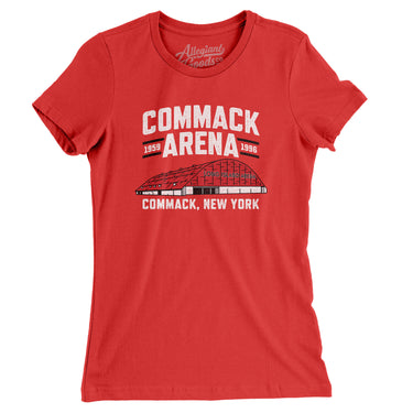 Commack Arena Women's T-Shirt-Allegiant Goods Co. Vintage Sports Apparel