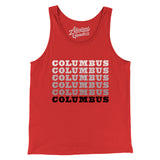 Columbus Repeat Men/Unisex Tank Top-Allegiant Goods Co. Vintage Sports Apparel