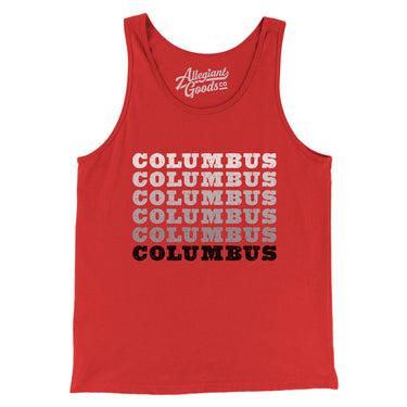 Columbus Repeat Men/Unisex Tank Top-Allegiant Goods Co. Vintage Sports Apparel