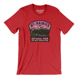 Mt. Rainier National Park Badge Men/Unisex T-Shirt-Allegiant Goods Co. Vintage Sports Apparel