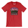 Mt. Rainier National Park Badge Men/Unisex T-Shirt-Red-Allegiant Goods Co. Vintage Sports Apparel