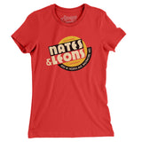 Nates & Leons Women's T-Shirt-Red-Allegiant Goods Co. Vintage Sports Apparel