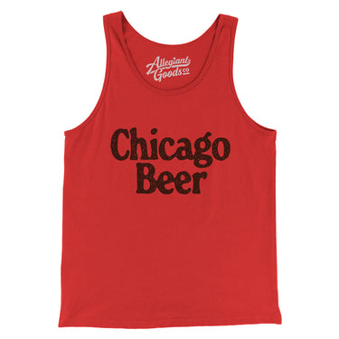 Chicago Beer Men/Unisex Tank Top-Allegiant Goods Co. Vintage Sports Apparel