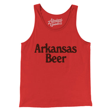Arkansas Beer Men/Unisex Tank Top-Allegiant Goods Co. Vintage Sports Apparel