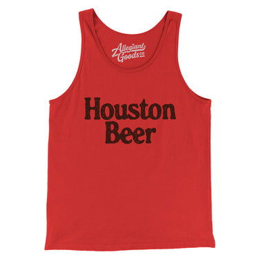 Houston Beer Men/Unisex Tank Top-Allegiant Goods Co. Vintage Sports Apparel