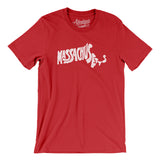 Massachusetts State Shape Text Men/Unisex T-Shirt-Allegiant Goods Co. Vintage Sports Apparel