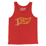 Kcmo Pennant Men/Unisex Tank Top-Red-Allegiant Goods Co. Vintage Sports Apparel