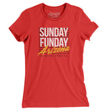 Sunday Funday Arizona Women's T-Shirt-Allegiant Goods Co. Vintage Sports Apparel