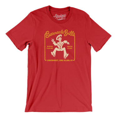 Barnacle Bills Long Island Men/Unisex T-Shirt-Red-Allegiant Goods Co. Vintage Sports Apparel