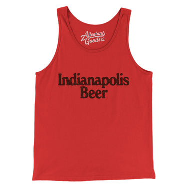 Indianapolis Beer Men/Unisex Tank Top-Allegiant Goods Co. Vintage Sports Apparel