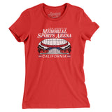 Los Angeles Memorial Sports Arena Women's T-Shirt-Allegiant Goods Co. Vintage Sports Apparel