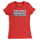 Victory Monday New England Women's T-Shirt-Allegiant Goods Co. Vintage Sports Apparel