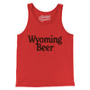 Wyoming Beer Men/Unisex Tank Top-Red-Allegiant Goods Co. Vintage Sports Apparel