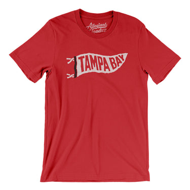 Tampa Bay Pennant Men/Unisex T-Shirt-Allegiant Goods Co. Vintage Sports Apparel
