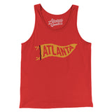Atlanta Pennant Men/Unisex Tank Top-Allegiant Goods Co. Vintage Sports Apparel