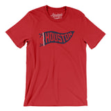 Houston Pennant Men/Unisex T-Shirt-Red-Allegiant Goods Co. Vintage Sports Apparel