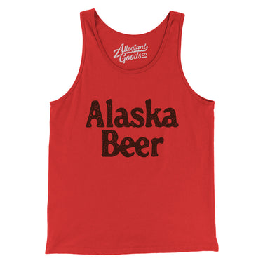 Alaska Beer Men/Unisex Tank Top-Allegiant Goods Co. Vintage Sports Apparel
