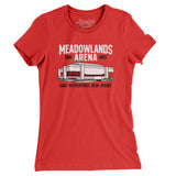 Meadowlands Arena Women's T-Shirt-Allegiant Goods Co. Vintage Sports Apparel