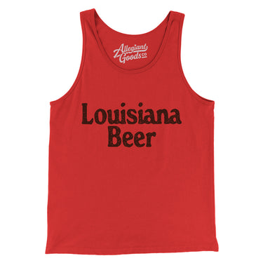 Louisiana Beer Men/Unisex Tank Top-Allegiant Goods Co. Vintage Sports Apparel