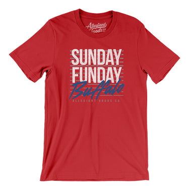 Sunday Funday Buffalo Men/Unisex T-Shirt-Allegiant Goods Co. Vintage Sports Apparel