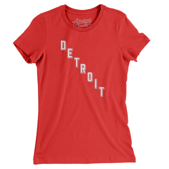 Detroit Hockey Jersey Women's T-Shirt-Allegiant Goods Co. Vintage Sports Apparel