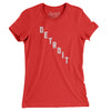 Detroit Hockey Jersey Women's T-Shirt-Red-Allegiant Goods Co. Vintage Sports Apparel