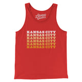 Kansas City Repeat Men/Unisex Tank Top-Allegiant Goods Co. Vintage Sports Apparel
