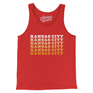 Kansas City Repeat Men/Unisex Tank Top-Allegiant Goods Co. Vintage Sports Apparel