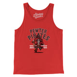 Pewter Pirates Men/Unisex Tank Top-Allegiant Goods Co. Vintage Sports Apparel