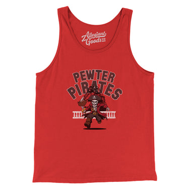 Pewter Pirates Men/Unisex Tank Top-Allegiant Goods Co. Vintage Sports Apparel