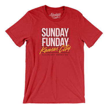 Sunday Funday Kansas City Men/Unisex T-Shirt-Allegiant Goods Co. Vintage Sports Apparel