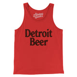 Detroit Beer Men/Unisex Tank Top-Allegiant Goods Co. Vintage Sports Apparel
