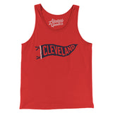 Cleveland Pennant Men/Unisex Tank Top-Allegiant Goods Co. Vintage Sports Apparel
