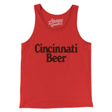 Cincinnati Beer Men/Unisex Tank Top-Allegiant Goods Co. Vintage Sports Apparel