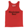 Mississippi Beer Men/Unisex Tank Top-Red-Allegiant Goods Co. Vintage Sports Apparel