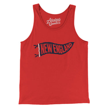 New England Pennant Men/Unisex Tank Top-Allegiant Goods Co. Vintage Sports Apparel