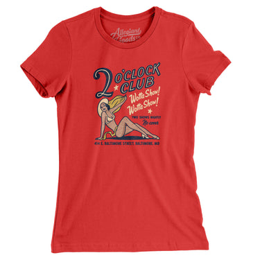 2 O'Clock Club Baltimore in Red Color