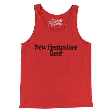 New Hampshire Beer Men/Unisex Tank Top-Allegiant Goods Co. Vintage Sports Apparel