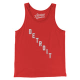 Detroit Hockey Jersey Men/Unisex Tank Top-Red-Allegiant Goods Co. Vintage Sports Apparel