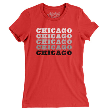 Chicago Repeat Women's T-Shirt-Allegiant Goods Co. Vintage Sports Apparel