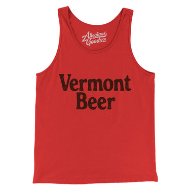 Vermont Beer Men/Unisex Tank Top-Allegiant Goods Co. Vintage Sports Apparel
