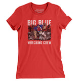 Big Blue Wrecking Crew Women's T-Shirt-Allegiant Goods Co. Vintage Sports Apparel