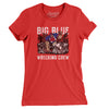 Big Blue Wrecking Crew Women's T-Shirt-Red-Allegiant Goods Co. Vintage Sports Apparel