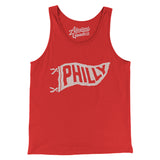 Philly Pennant Men/Unisex Tank Top-Allegiant Goods Co. Vintage Sports Apparel