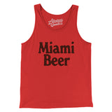 Miami Beer Men/Unisex Tank Top-Allegiant Goods Co. Vintage Sports Apparel