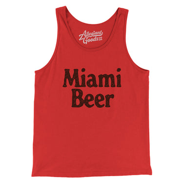 Miami Beer Men/Unisex Tank Top-Allegiant Goods Co. Vintage Sports Apparel