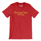 Kansas City's Number 1 Fan Men/Unisex T-Shirt-Red-Allegiant Goods Co. Vintage Sports Apparel