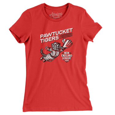 Pawtucket Tigers Women's T-Shirt-Allegiant Goods Co. Vintage Sports Apparel