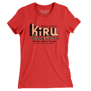 Kiru Steak House Los Angeles in Red Color