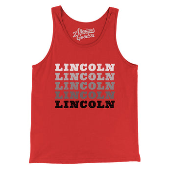 Lincoln Repeat Men/Unisex Tank Top-Allegiant Goods Co. Vintage Sports Apparel